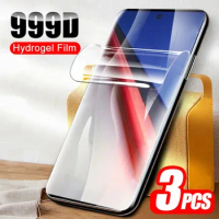 3PCS Hydrogel Film For VIVO IQOO 11 10 9 8 Pro Screen Protectors For VIVO X70 X50 X60 X80 X90 Pro Plus Soft Gel Film Not Glass