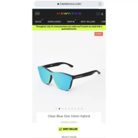 Hawkers Clear Blue One Venm Hybrid ของแท้100% คําแนะนําการขายที่ร้อนแรงในเดือนนี้ แว่น  ตา  ผู้หญิง