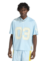 เสื้อฟุตบอลแฟชั่นผู้ชาย Originals Jersey KU3878 สี Blue / Ice Blue