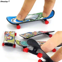 1pc Mini Finger Skateboards Plastic Skate Boarding Kids Children Fingertip Board Fingerboard Educational Toys Gifts