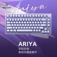 1stplayer Ariya75 keyboard kit three mode 2.4g wireless Bluetooth cnc kit rgb backlight hot swap customization gaming keyboard