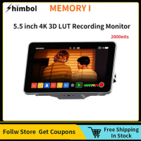 SHIMBOL MEMORY I 5.5 Inch 2000nits Touch Screen 4K HDR 3D LUT Monitor for DSLR Camera / Mp4 Video Recording Monitor