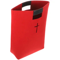 Bible Storage Bag Shopping Church Study Pouch Carrying Case Handbags Portable Christian Gift Felt Cover Child Tote