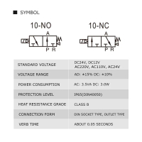3V210-08 Pneumatic Electric Solenoid Valve 3 Way 2 Position Control Air Gas Magnetic Valve 12V 24V 2