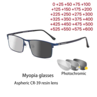 Photochromic glasses Men's reading glasses Finished glasses Student myopia glasses 0 + 0.5 + 1 + 1.25 + 1.5 + 1.75 + 2