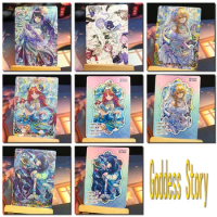 NEW Goddess Story Genshin Impact Beelzebul Nilou Yelan Lumine Homemade flash cards Game collection Birthday Christmas gifts