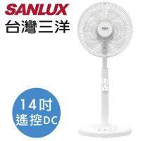 SANLUX 台灣三洋 14吋 11段速微電腦遙控DC直流電風扇(EF-14DRD)