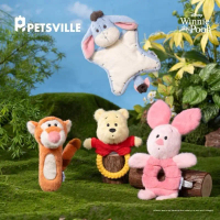 Đồ chơi thú cưng Disney PETSVILLE, đồ chơi chó Eeyore, đồ chơi nhai bằng vải mềm có tiếng kêu, bền b