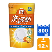 毛寶 抗菌洗碗精 補充包 800g (12入)/箱【康鄰超市】