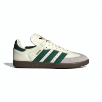 【adidas 愛迪達】SAMBA OG 米白 綠線 男鞋(IF1811)