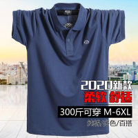 M6XL大尺碼Polo衫Polo寬鬆加大碼新翻領T卹特大碼POLO短袖T卹