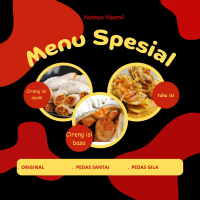 cireng special ayam suwir /cireng special baso