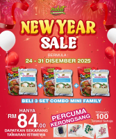 3 SET BERAS & PES GULAI MINI NASI DAGANG ATAS TOL - NEW YEAR SALE 2026 NASI DAGANG ATAS TOL
