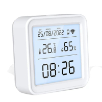 WIFI Temperature Humidity Sensor Wireless Thermometer Hygrometer Sensor Support Alexa Google Home