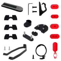 Electric Scooter Rear Fender Wing Mudguard Shock Absorption Accessories For Xiaomi M365 Pro With Damping Rubber Pad Sets