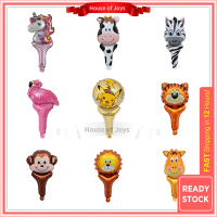 [Ready Stock]  Handheld Balloon foil balloon happy birthday party decoration hand ballon hello kitty