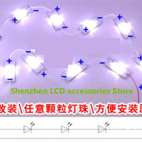 50Pieces/lot FOR TCL Lehua Create Konka Changhong Haier 3V Maintenance TV General Lamp Beads 100%NEW