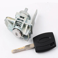 HU101 Car Front Left Door Lock Cylinder for Ford Focus 05-15 Driver Side Lock Cylinder Locksmith Tool