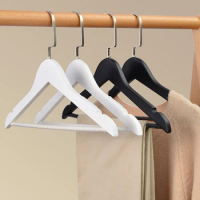Logo hanger custom name non slip shoulder white wooden clothes rack for closet clothing store Personalized Wedding dress Hanger
