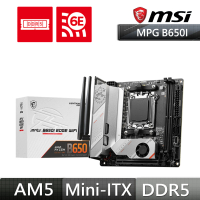 MSI 微星 MPG B650I EDGE WIFI DDR5 主機板