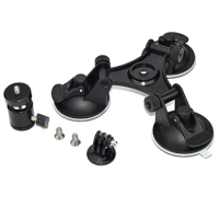 Car Windshield Suction Cup For Action Camera Tripod Bracket For Gopro Hero7/6/5/2/3/3+/4 With Gimbal Suction Cup