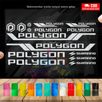 Cutting Stiker Polygon Set Dewasa Variasi Sepeda Sticker Frame Aksesoris Outdoor - Motorcycle