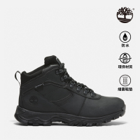 Timberland官方旗艦 男款黑色防水中筒健行鞋|2731R001