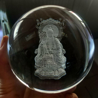 三清道祖神像太上老君元始天尊靈寶天尊供奉水晶球擺件客廳裝飾