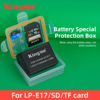 KingMa LP-E17 Battery Case Battery Holder Storage Box For Canon LP-E17 Battery EOS RP M3 M5 M6 760D 750D 800D 850D 77D