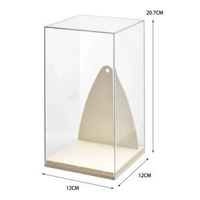 日本畅销 - labubu透明展示盒可叠加泡泡玛特收纳盒拉布布手办盲盒收纳