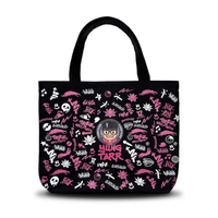 กระเป๋าสะพายข้าง TZ WORLDWIDE x YUNGTARR TOTE BAG สีดำ