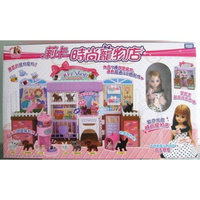 【Fun心玩】LA82670 麗嬰 正版 TAKARA 多美 LICCA 莉卡時尚寵物店禮盒組(內附莉卡娃娃) 寵物店