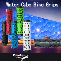 Propalm Mountain Bike Grips Rubber Water Cube Cylcling Handlebar Covers Double Lockable Handle Grips Bicycle Accessoriess