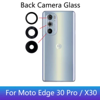 Original Rear Back Camera Glass Lens For Motorola Edge 30 Pro X30 Edge Plus 2022 Replacement XT2201-1 XT2201-2 XT2201-6