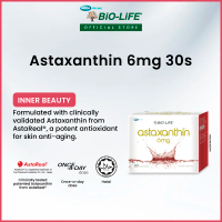 BiO-LiFE Astaxanthin 6mg 30 capsules (EXPIRY DATE JULY 2026)