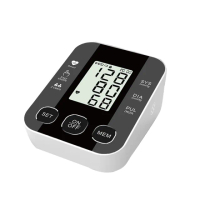 JUSTLANG Medical Arm Blood Pressure Monitor Digital Tensiometer Tonometer Baumanometer 22-32 CM Cuff