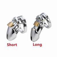 Short/Long Steel Chastity Cage Male CB6000S Chastity Device Penis Lock Ring Chastity Belt Cock Cage Anti Maturbation BDSM Sextoy