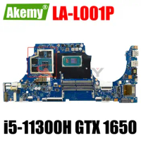 HPT52 LA-L001P For HP Pavilion 15-DK Motherboard Main Board W/ i5-11300H GTX 1650 4GB M53285-601 Working And Fully Tested