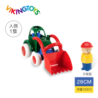 【瑞典 Viking toys】Jumbo搬沙迪哥車含1隻人偶(28cm)