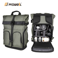 Prowell Camera Backpack Professional SLR Camera Bag Outdoor Travel Photography Bag Storage Camera Bag Backpack
