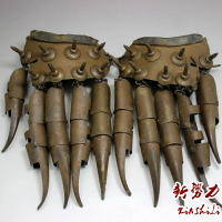 祥龍觀文玩 古玩雜項影視道具 老歷代兵器銅爪子銅手套收藏精品