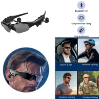 New Motorcycle Helmet Bluetooth Headset with Sunglasses Outdoor and Indoor Multifunctional Bluetooth Audio Headset