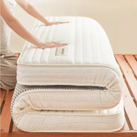 Queen Size Mattress High Grade Thicken Floor Mattress Comfortable Sleeping Mat Collapsible Latex Hotel Tatami Pad Bed Furniture