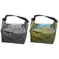 Foldable Reusable Leakproof Paper Lunch Food Bag Container Portable Large Capacity Lunch Bags for Kids Boy Men Women food bag
