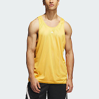 Adidas Select Warmup J [IM4210] 男 籃球 背心 球衣 亞洲版 運動 雙面穿 透氣 黃 米