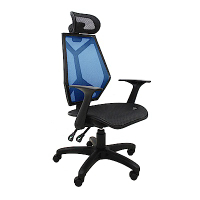 Z.O.E 機能全網透氣辦公椅/電腦椅 (藍色)