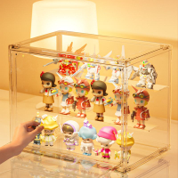玩具/手辦收納 盲盒收納展示架泡泡瑪特亞克力盒模型手辦框積木娃娃透明盒子櫃墻-快速出貨