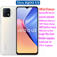 New Vivo IQOO U3 5G Smartphone Dimensity 800U 6GB 8GB RAM 128GB ROM 6.58"FHD+ 90Hz Refresh Rate 48MP 5000mAh 18W Android 10