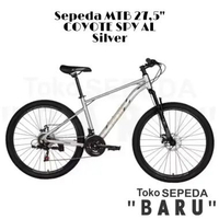 TB - Sepeda MTB ELEMENT COYOTE SPY Alloy Ukuran 27,5 Inch Silver