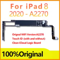 WiFi version 32/128GB 2020Year 10.2inch Logic Board Original A2270 For Ipad 8th generation Mainboard Clean iCloud